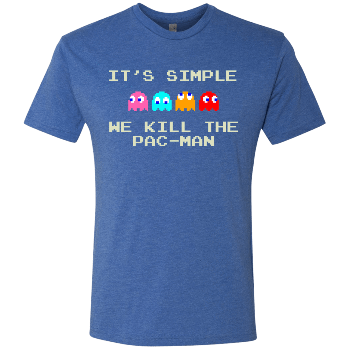 T-Shirts Vintage Royal / S Pacmanok Men's Triblend T-Shirt