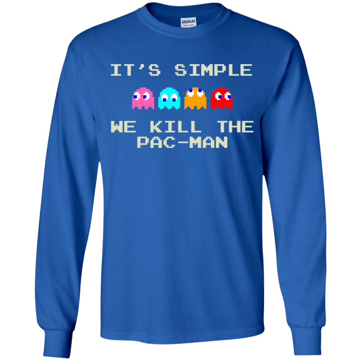 T-Shirts Royal / YS Pacmanok Youth Long Sleeve T-Shirt