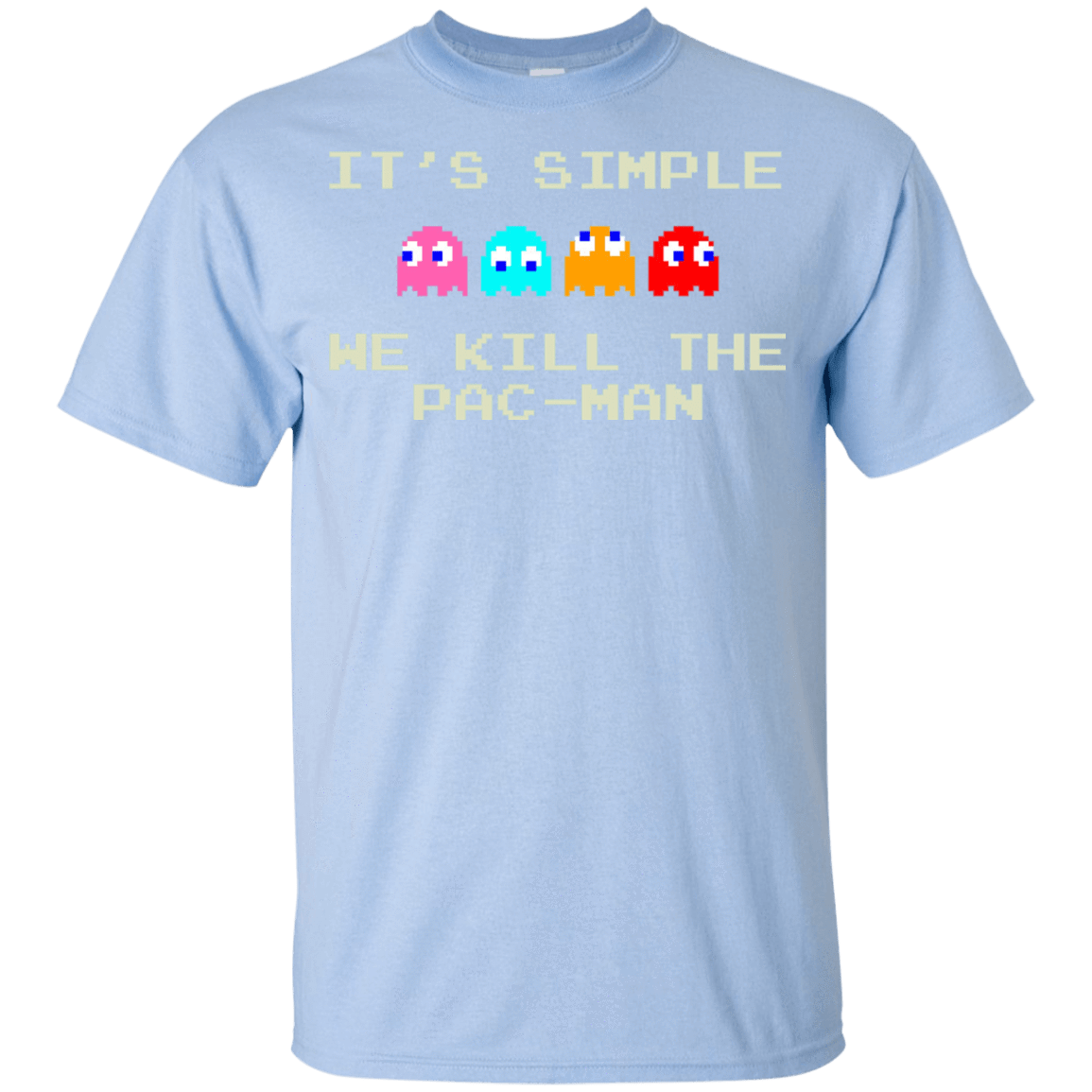 T-Shirts Light Blue / YXS Pacmanok Youth T-Shirt