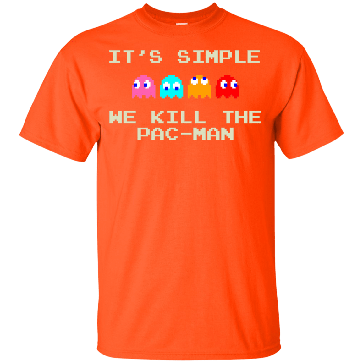 T-Shirts Orange / YXS Pacmanok Youth T-Shirt