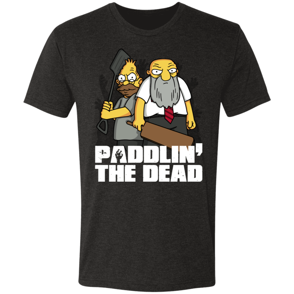 T-Shirts Vintage Black / S Paddlin The Dead Men's Triblend T-Shirt