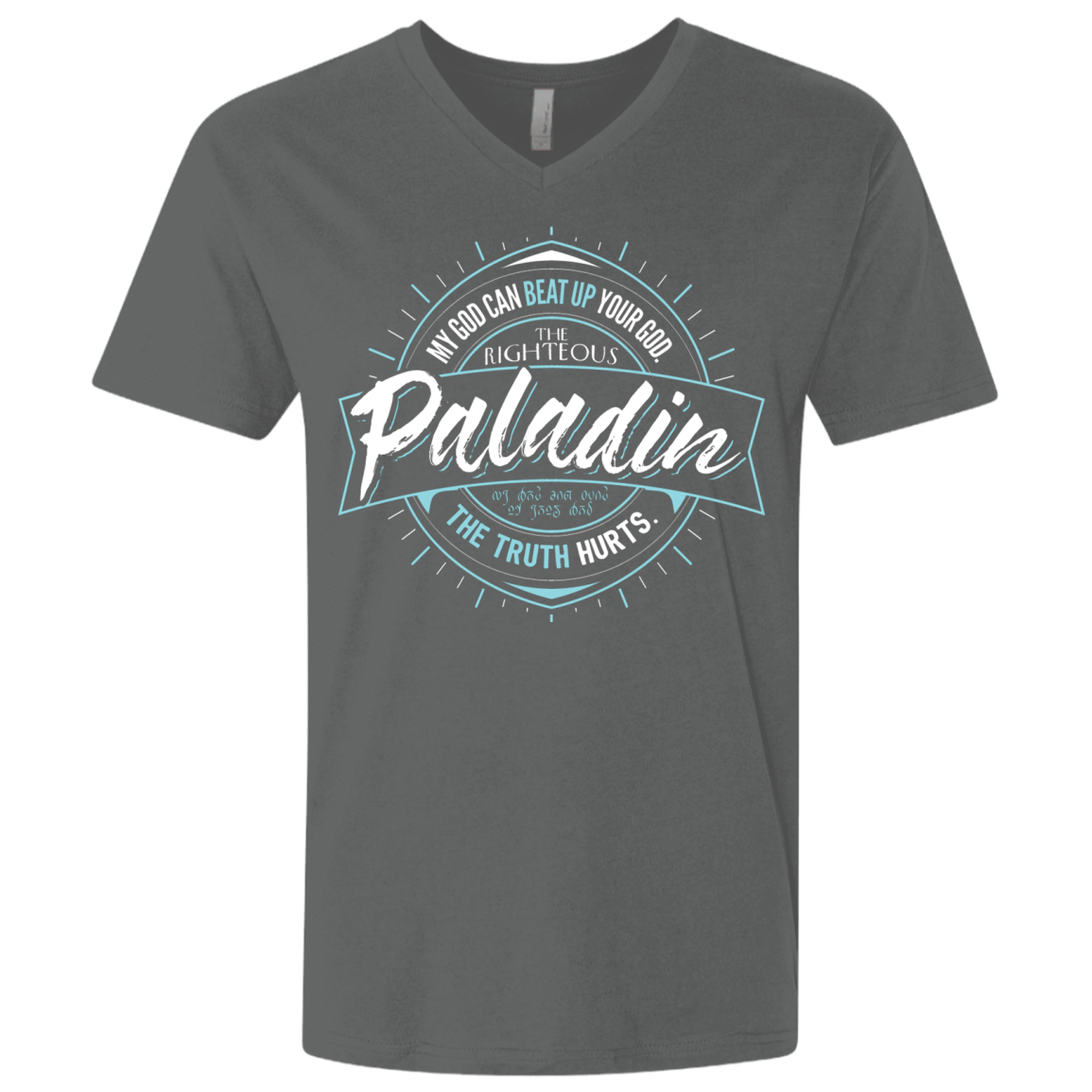 T-Shirts Heavy Metal / X-Small Paladin Men's Premium V-Neck