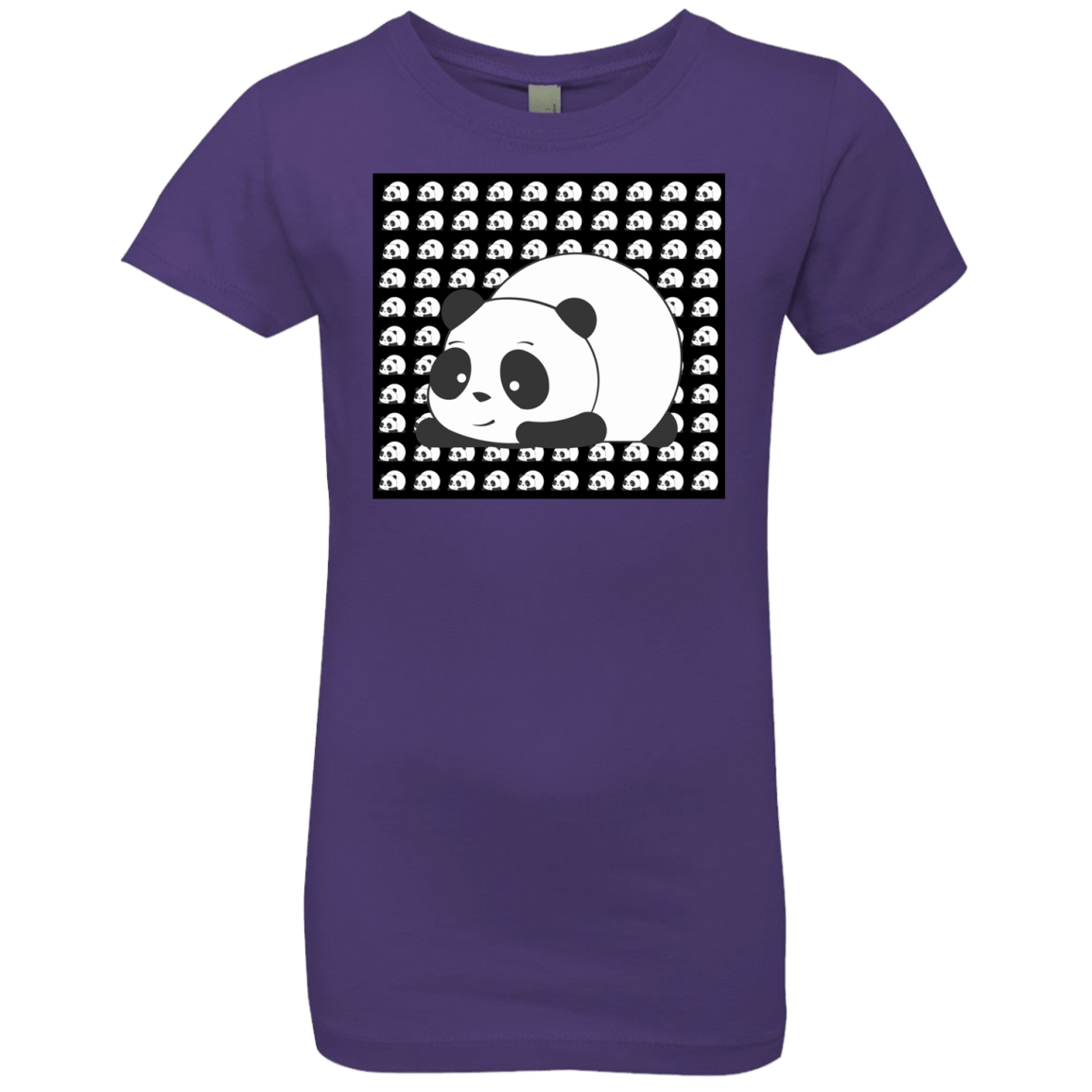 T-Shirts Purple Rush / YXS Panda Girls Premium T-Shirt