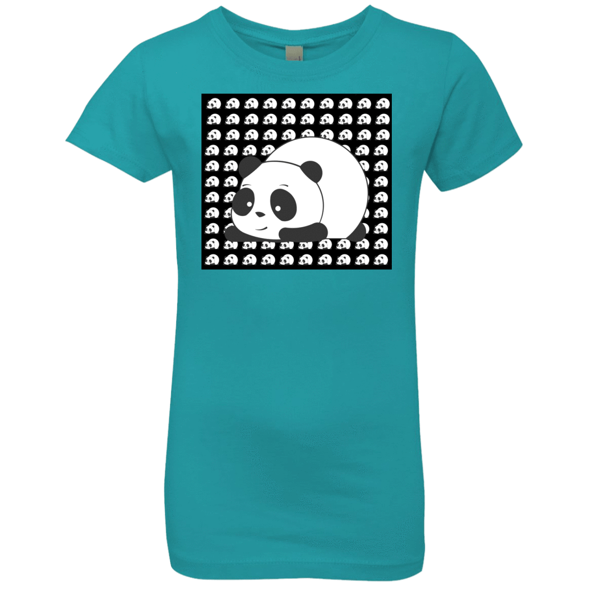 T-Shirts Tahiti Blue / YXS Panda Girls Premium T-Shirt