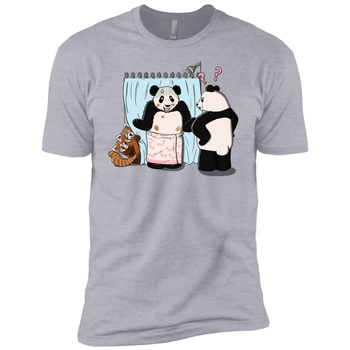 T-Shirts Heather Grey / YXS Panda Infidelity Boys Premium T-Shirt