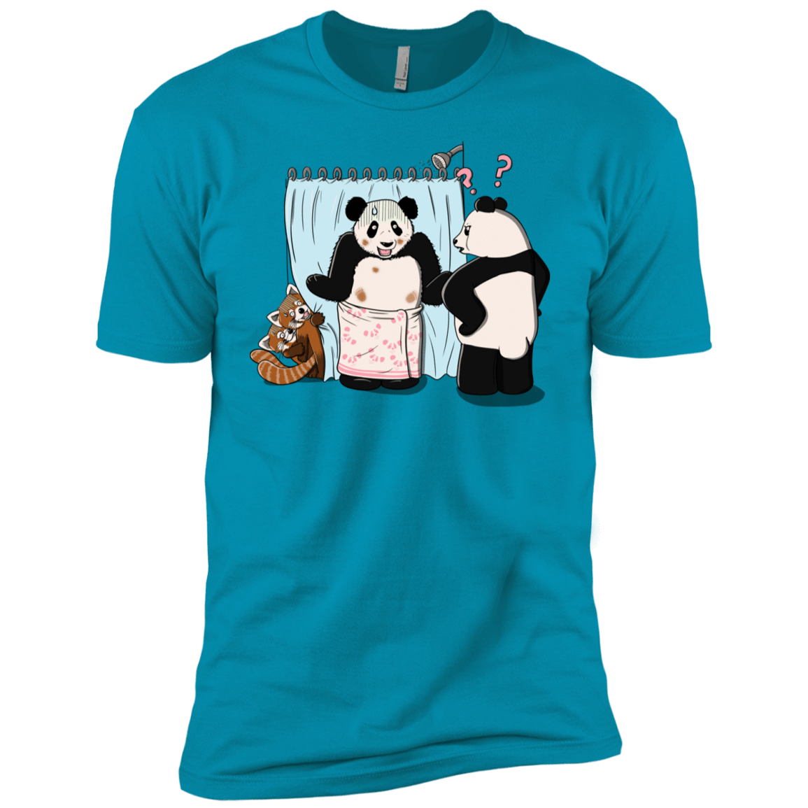 T-Shirts Turquoise / YXS Panda Infidelity Boys Premium T-Shirt