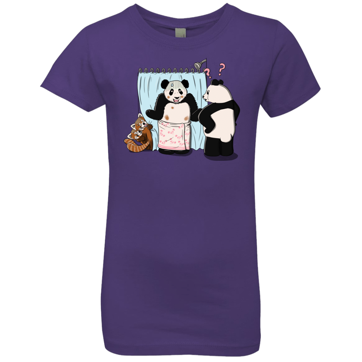 T-Shirts Purple Rush / YXS Panda Infidelity Girls Premium T-Shirt