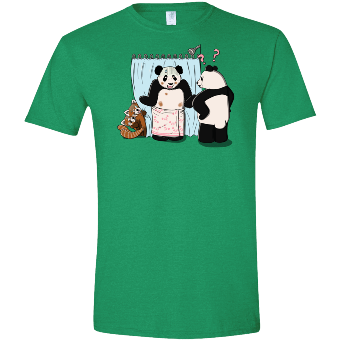 T-Shirts Heather Irish Green / S Panda Infidelity Men's Semi-Fitted Softstyle