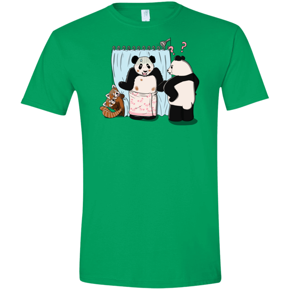 T-Shirts Irish Green / S Panda Infidelity Men's Semi-Fitted Softstyle