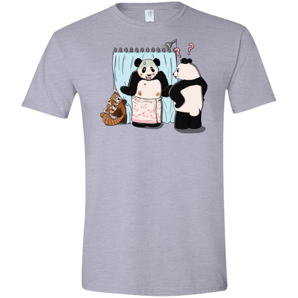 T-Shirts Sport Grey / X-Small Panda Infidelity Men's Semi-Fitted Softstyle
