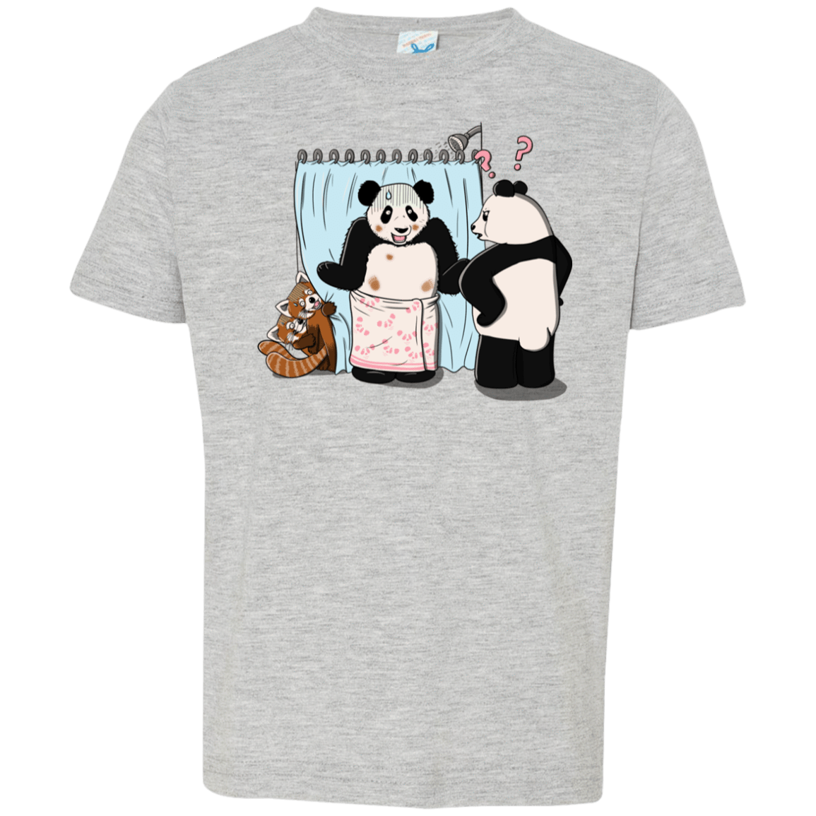 T-Shirts Heather Grey / 2T Panda Infidelity Toddler Premium T-Shirt