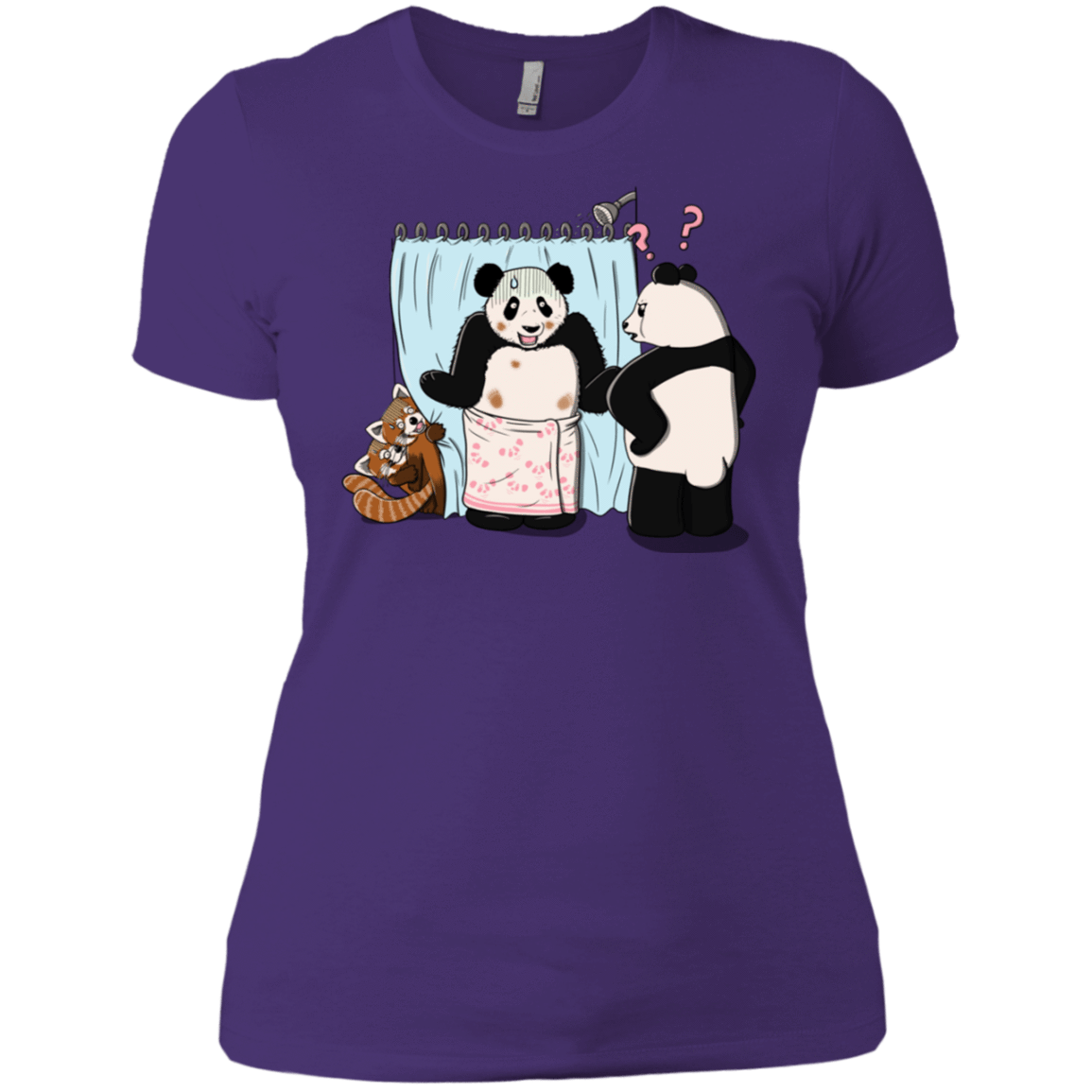 T-Shirts Purple Rush/ / X-Small Panda Infidelity Women's Premium T-Shirt