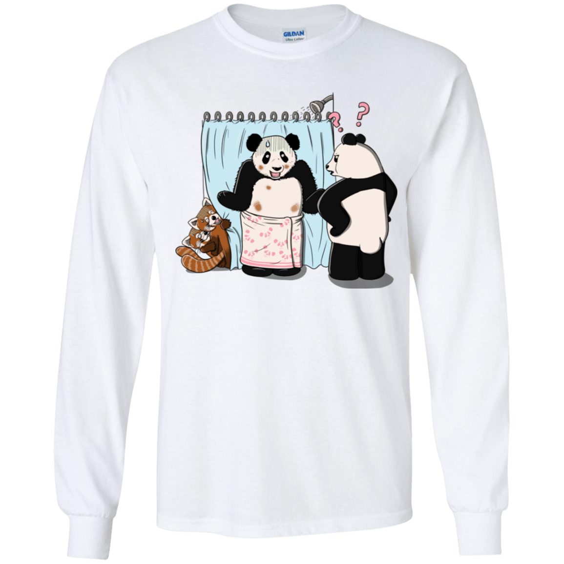 T-Shirts White / YS Panda Infidelity Youth Long Sleeve T-Shirt