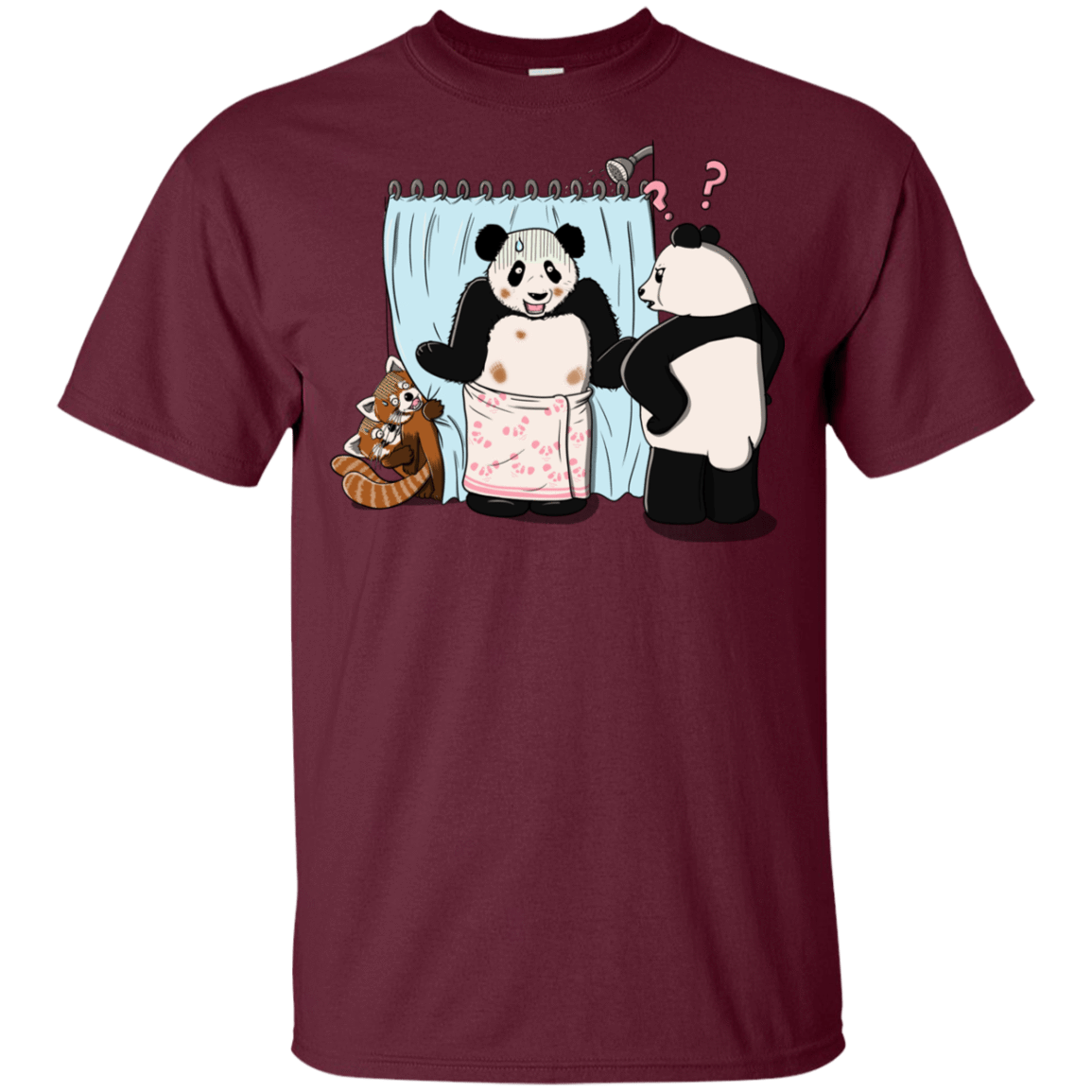 T-Shirts Maroon / YXS Panda Infidelity Youth T-Shirt