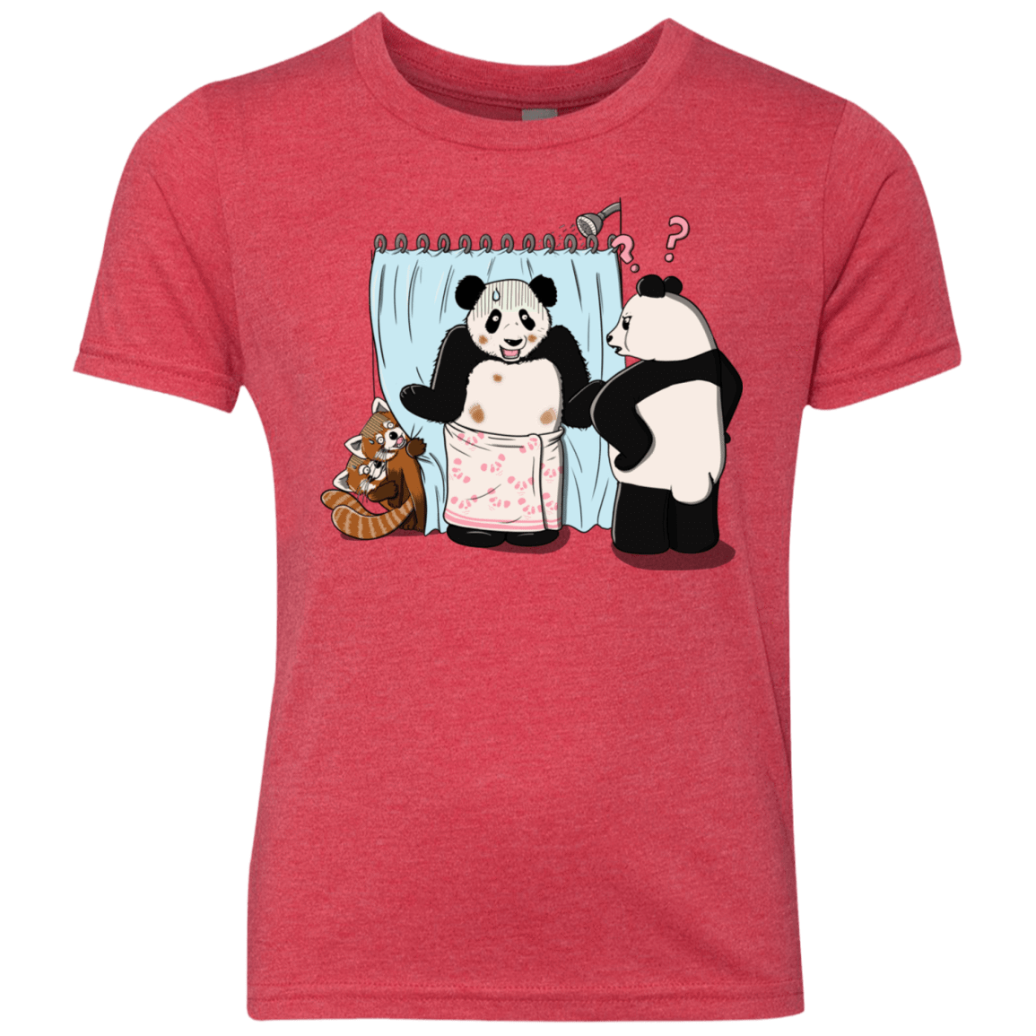T-Shirts Vintage Red / YXS Panda Infidelity Youth Triblend T-Shirt