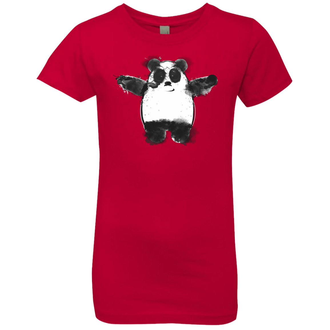 T-Shirts Red / YXS Panda Ink Girls Premium T-Shirt