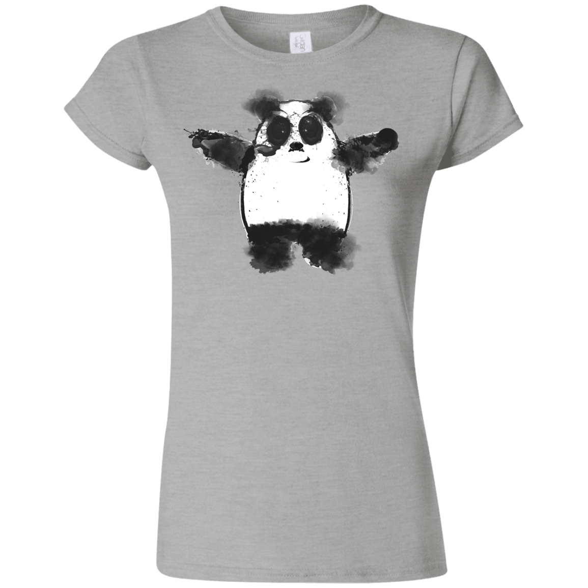 T-Shirts Sport Grey / S Panda Ink Junior Slimmer-Fit T-Shirt