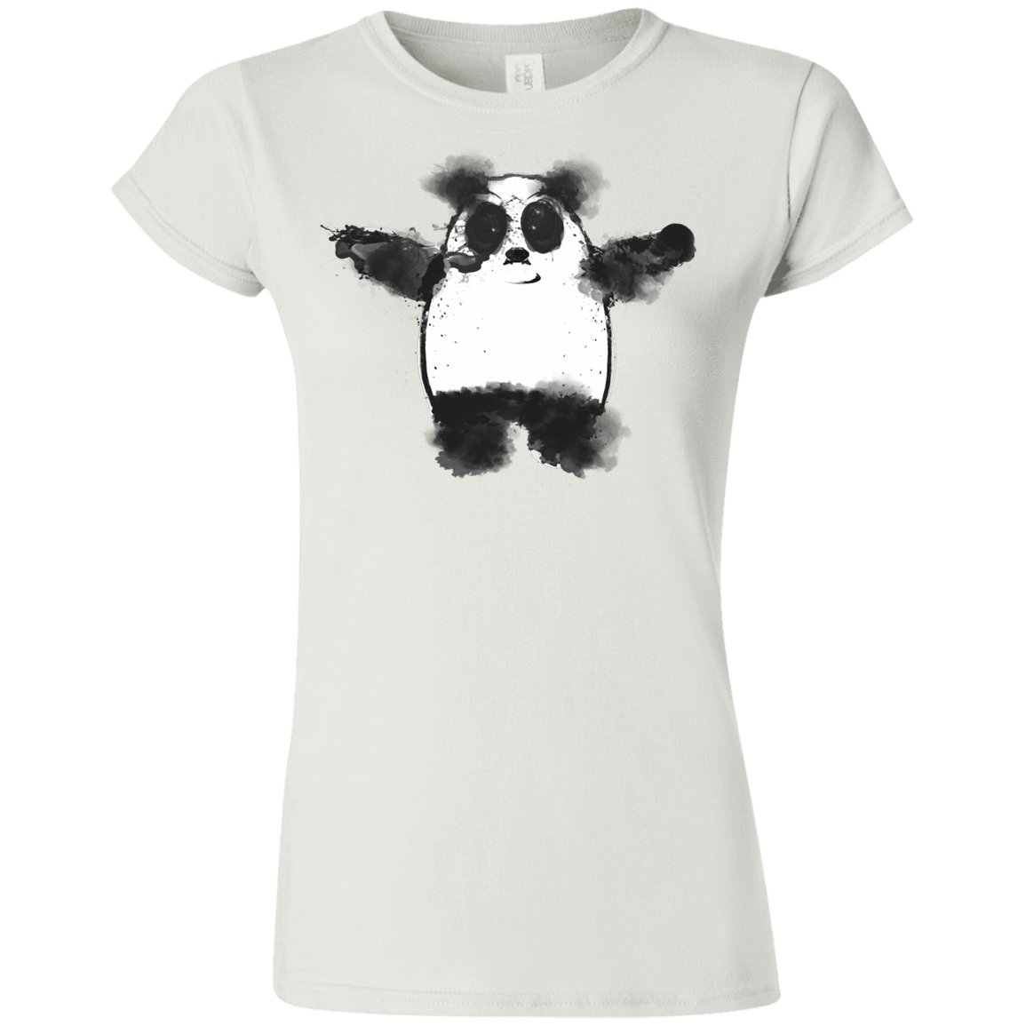 T-Shirts White / S Panda Ink Junior Slimmer-Fit T-Shirt