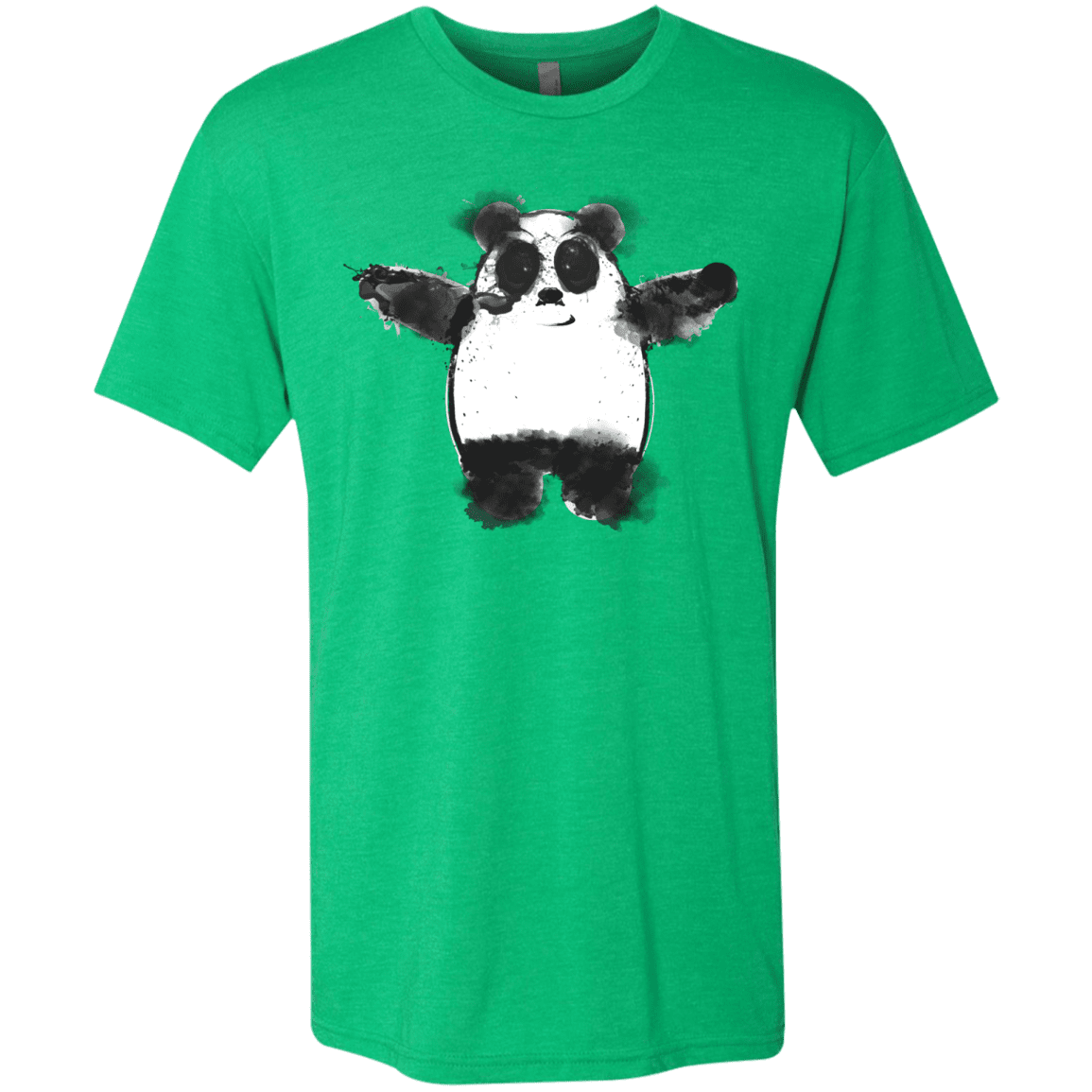 T-Shirts Envy / S Panda Ink Men's Triblend T-Shirt