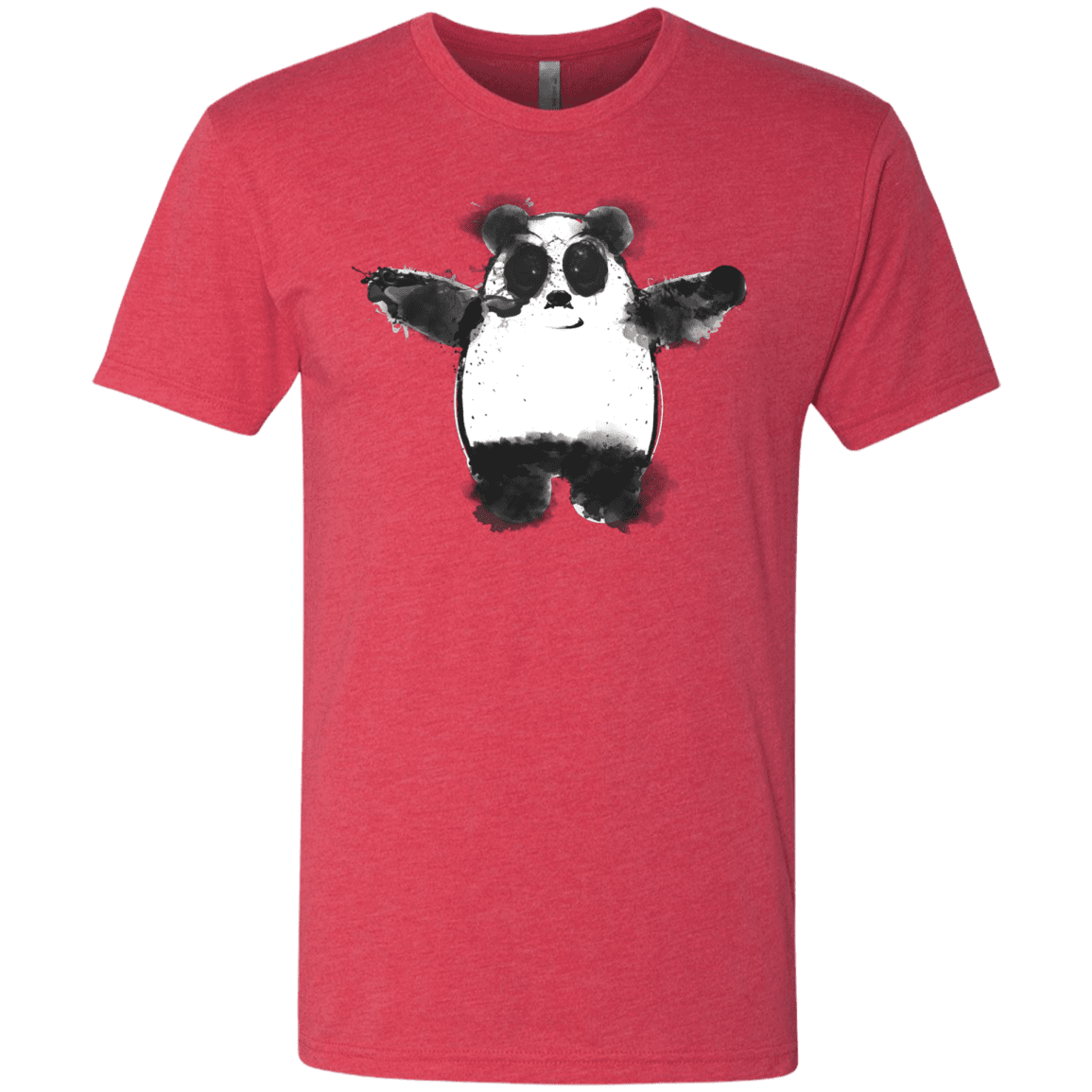 T-Shirts Vintage Red / S Panda Ink Men's Triblend T-Shirt
