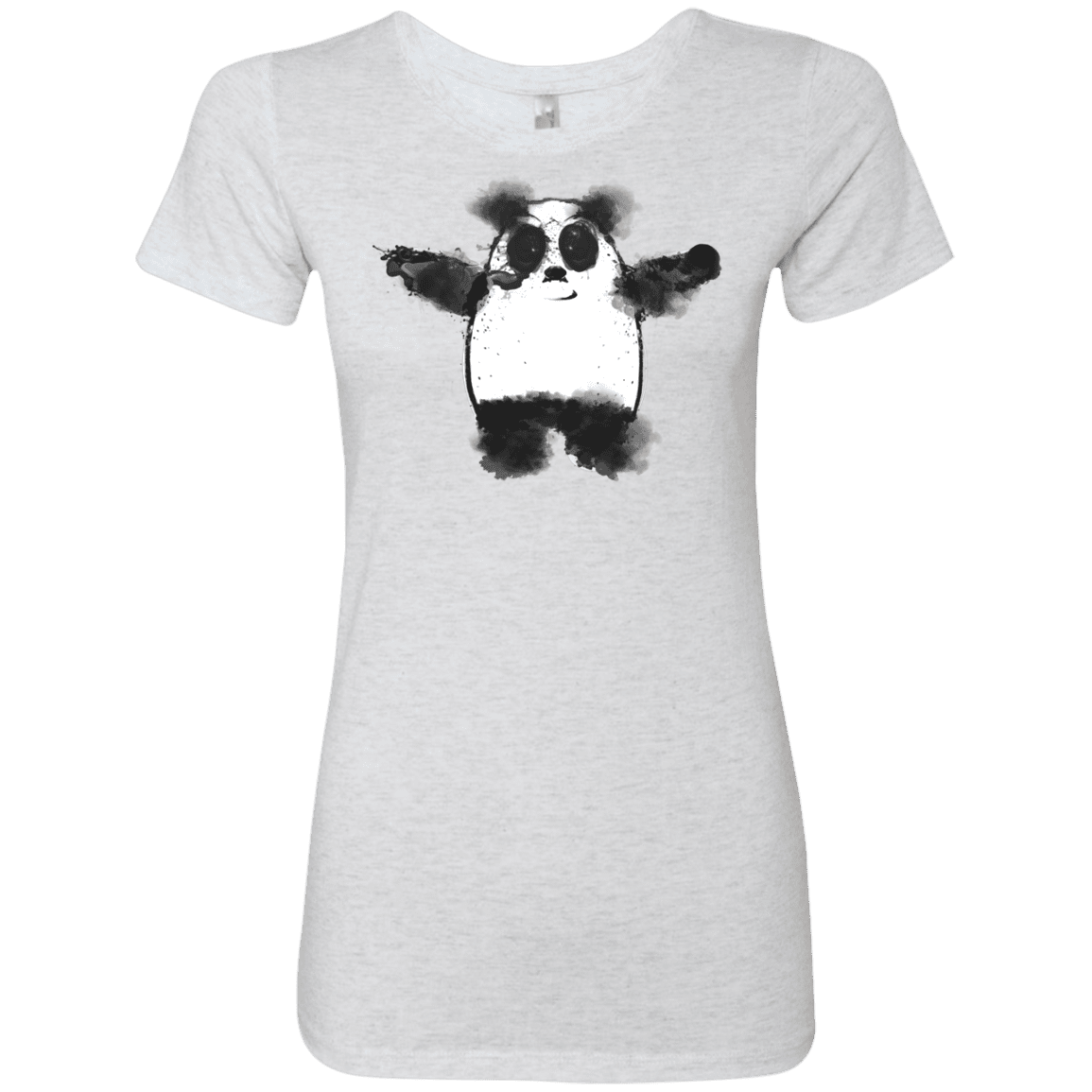 T-Shirts Heather White / S Panda Ink Women's Triblend T-Shirt
