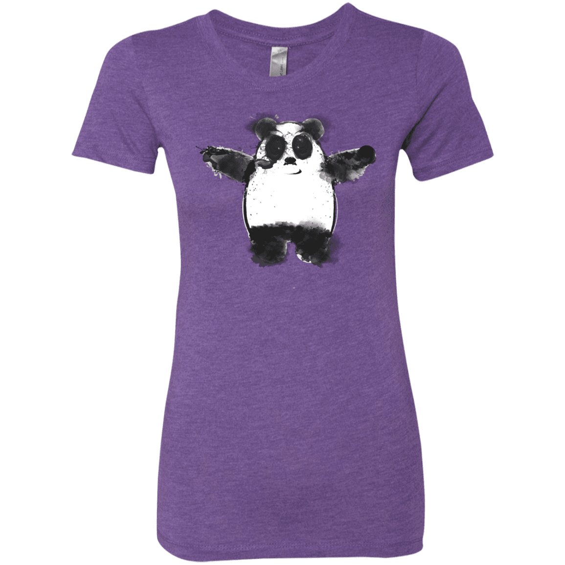 T-Shirts Purple Rush / S Panda Ink Women's Triblend T-Shirt