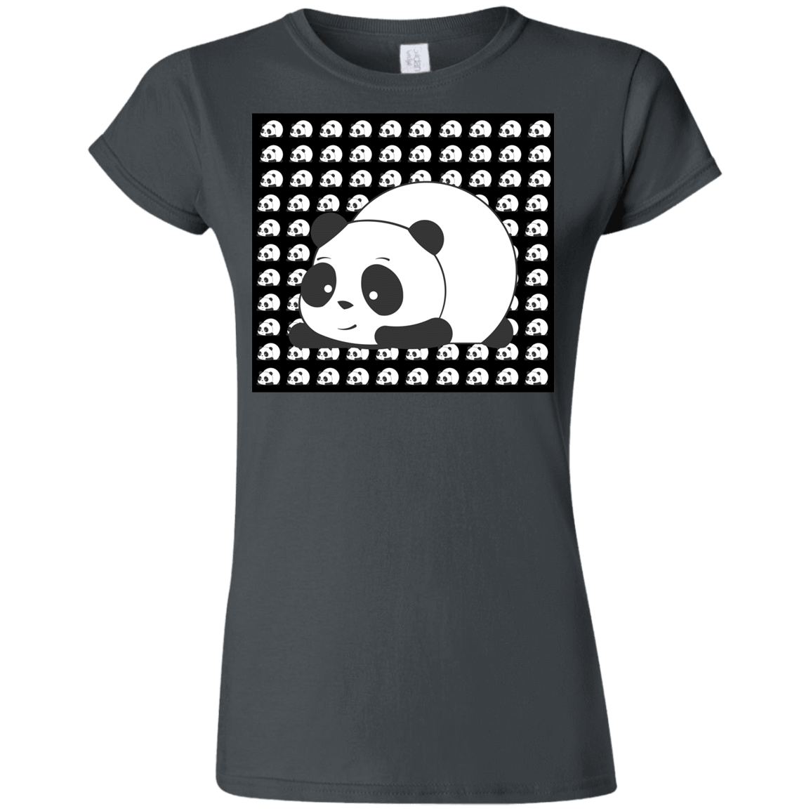 T-Shirts Charcoal / S Panda Junior Slimmer-Fit T-Shirt
