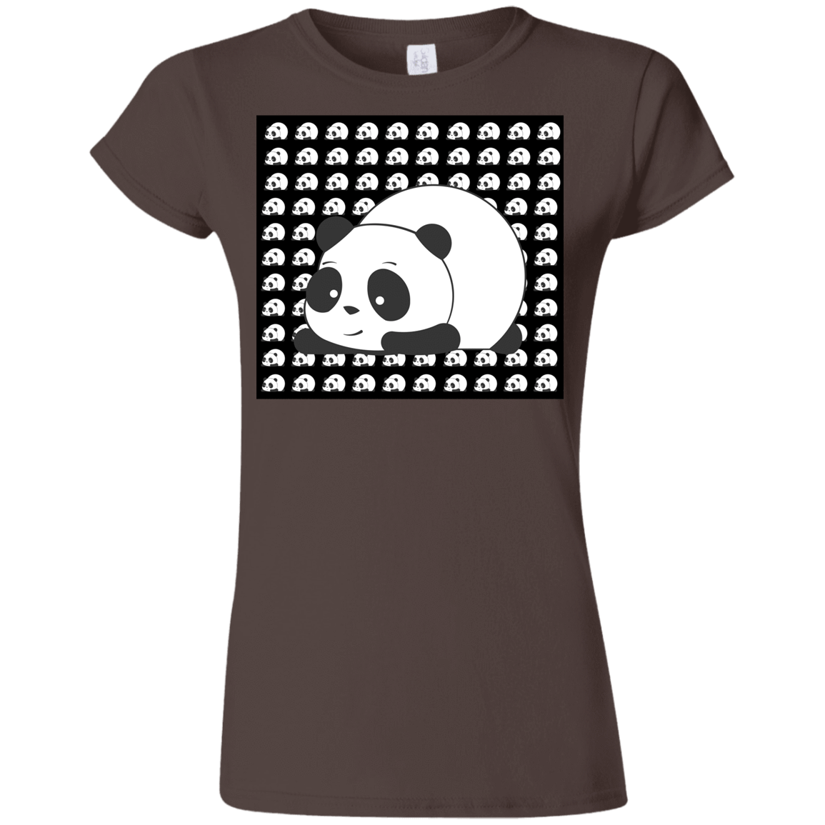 T-Shirts Dark Chocolate / S Panda Junior Slimmer-Fit T-Shirt