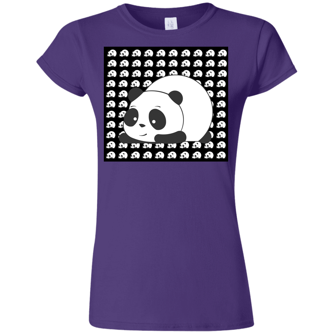 T-Shirts Purple / S Panda Junior Slimmer-Fit T-Shirt