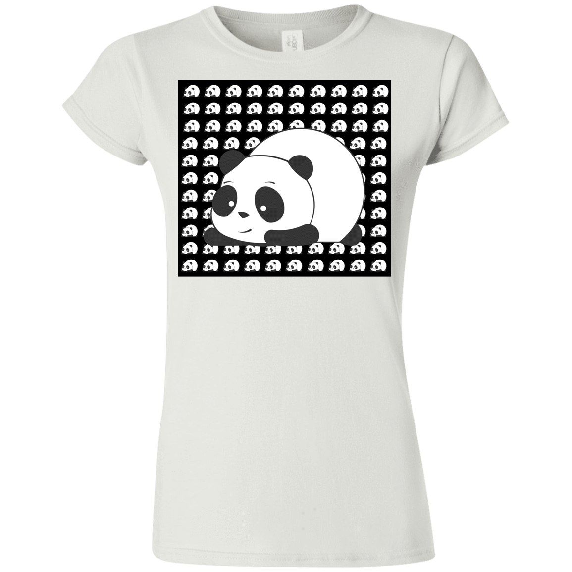 T-Shirts White / S Panda Junior Slimmer-Fit T-Shirt