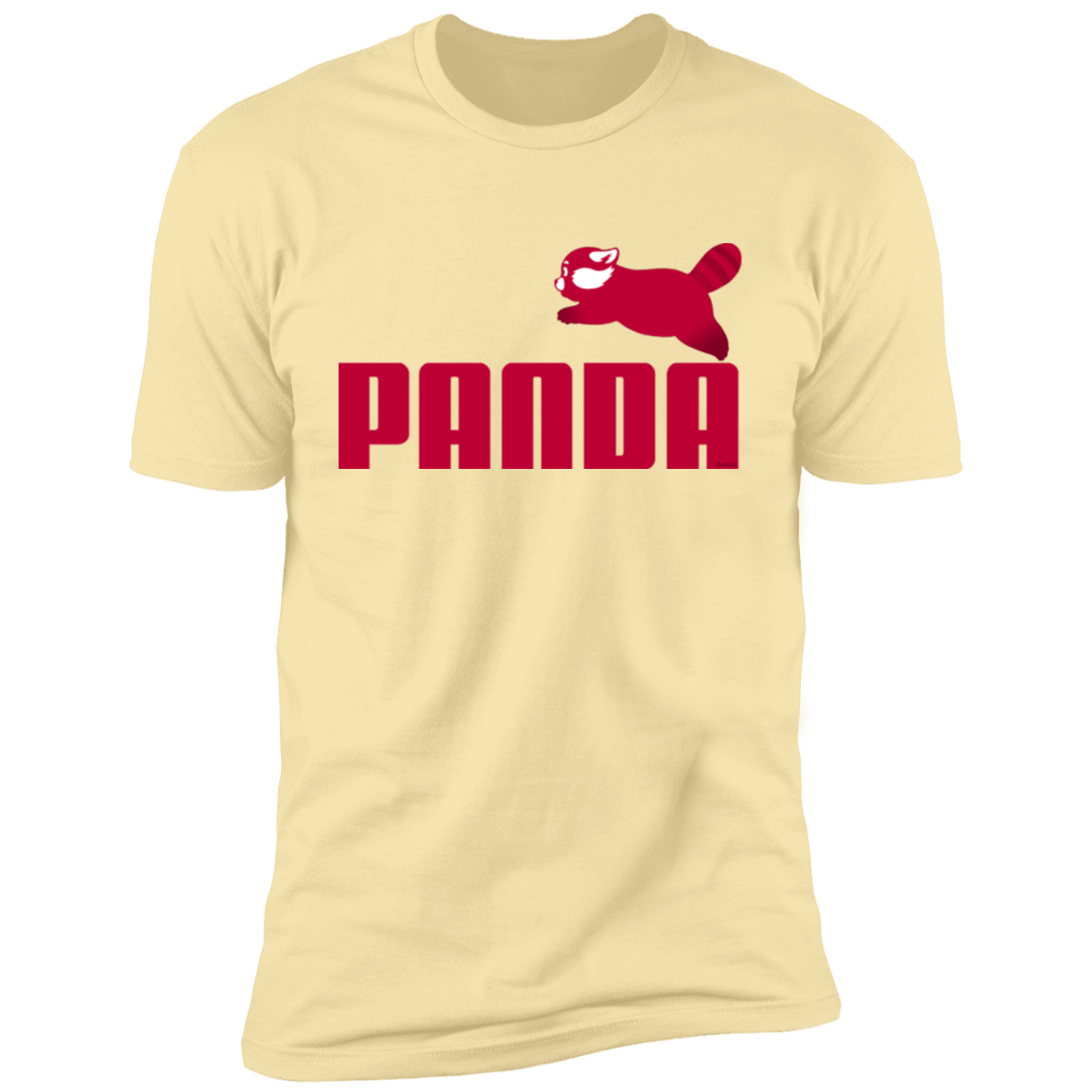 T-Shirts Banana Cream / S Panda Men's Premium T-Shirt