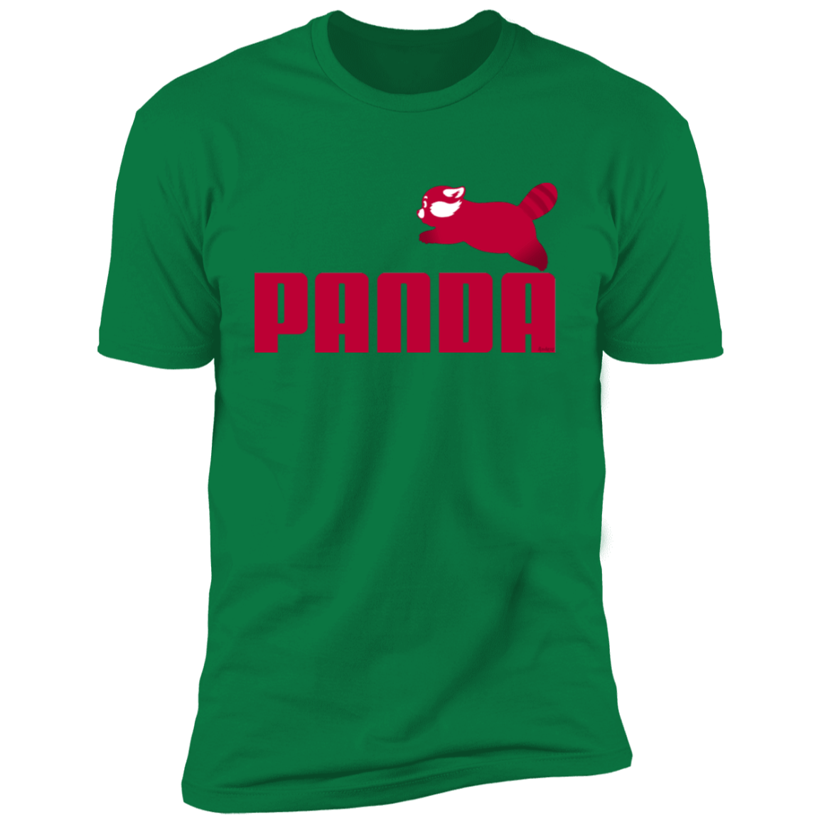 T-Shirts Kelly Green / S Panda Men's Premium T-Shirt