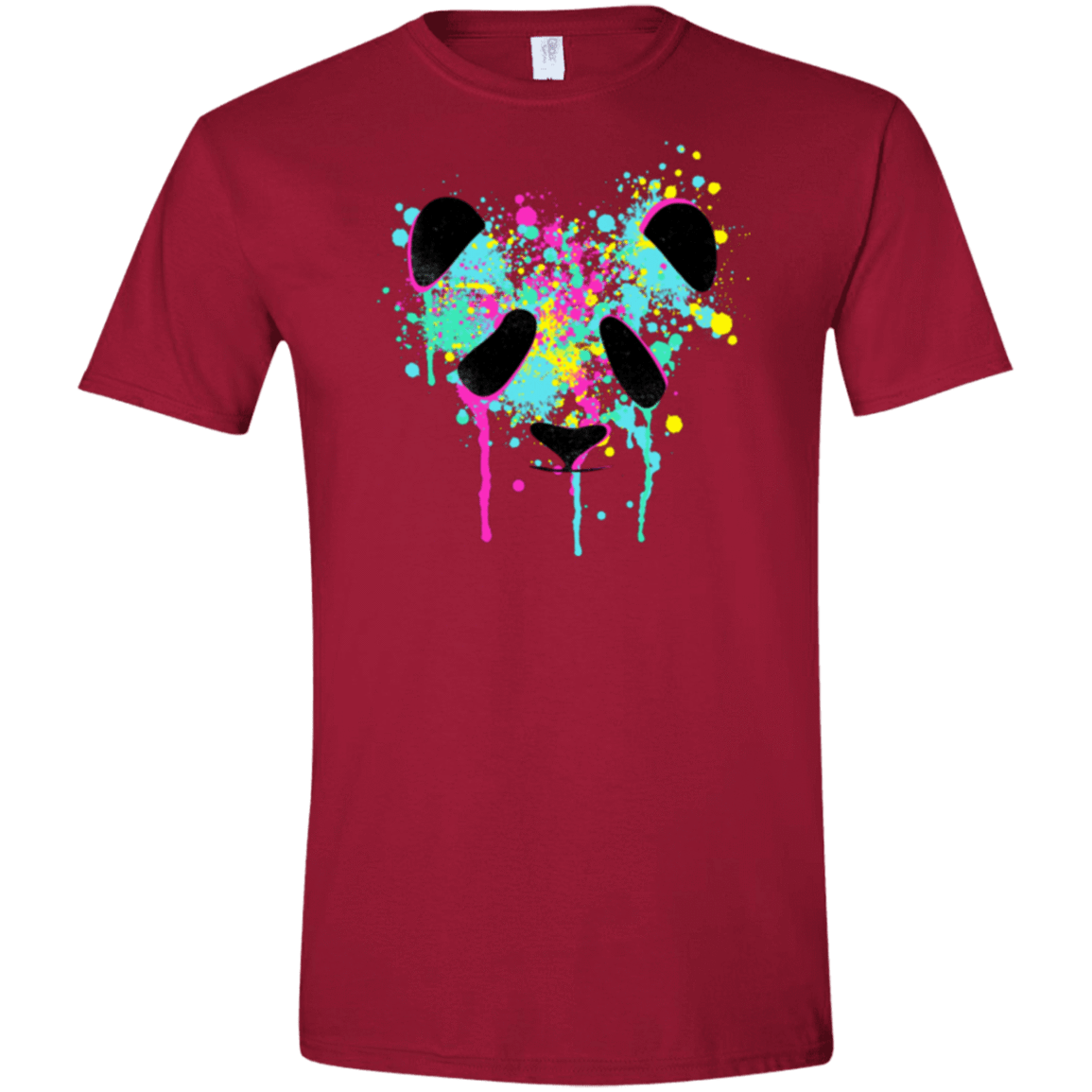 T-Shirts Cardinal Red / S Panda Soul Men's Semi-Fitted Softstyle