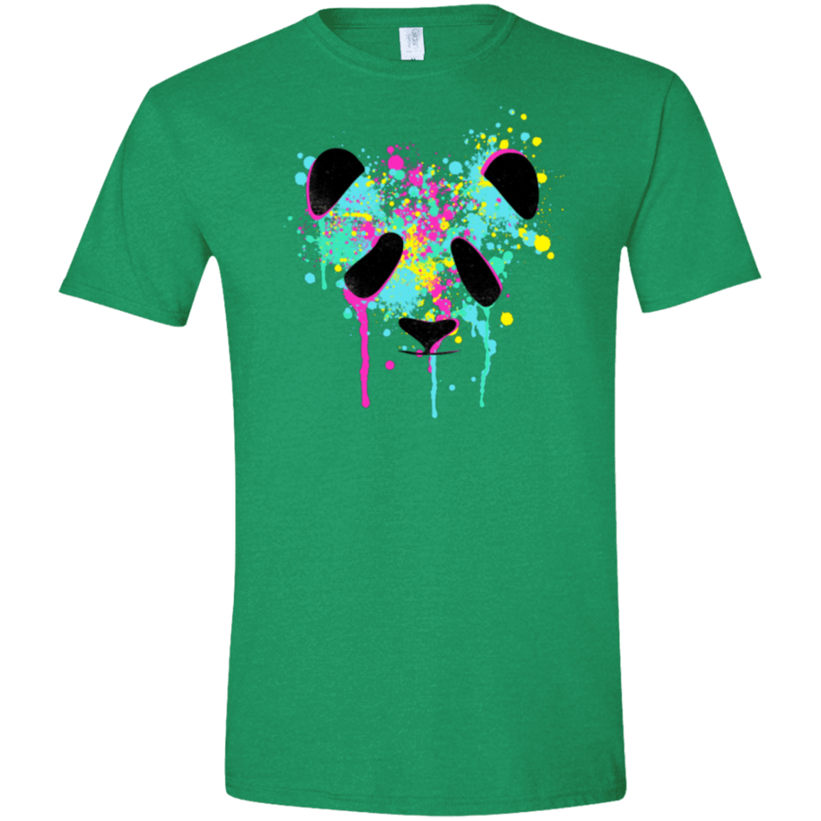 T-Shirts Heather Irish Green / S Panda Soul Men's Semi-Fitted Softstyle