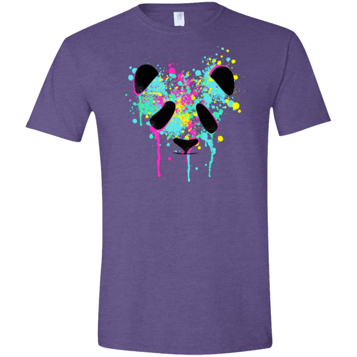 T-Shirts Heather Purple / S Panda Soul Men's Semi-Fitted Softstyle