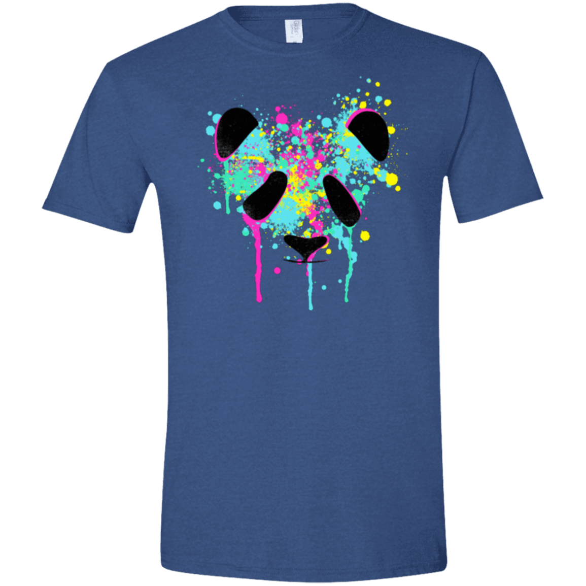 T-Shirts Heather Royal / X-Small Panda Soul Men's Semi-Fitted Softstyle