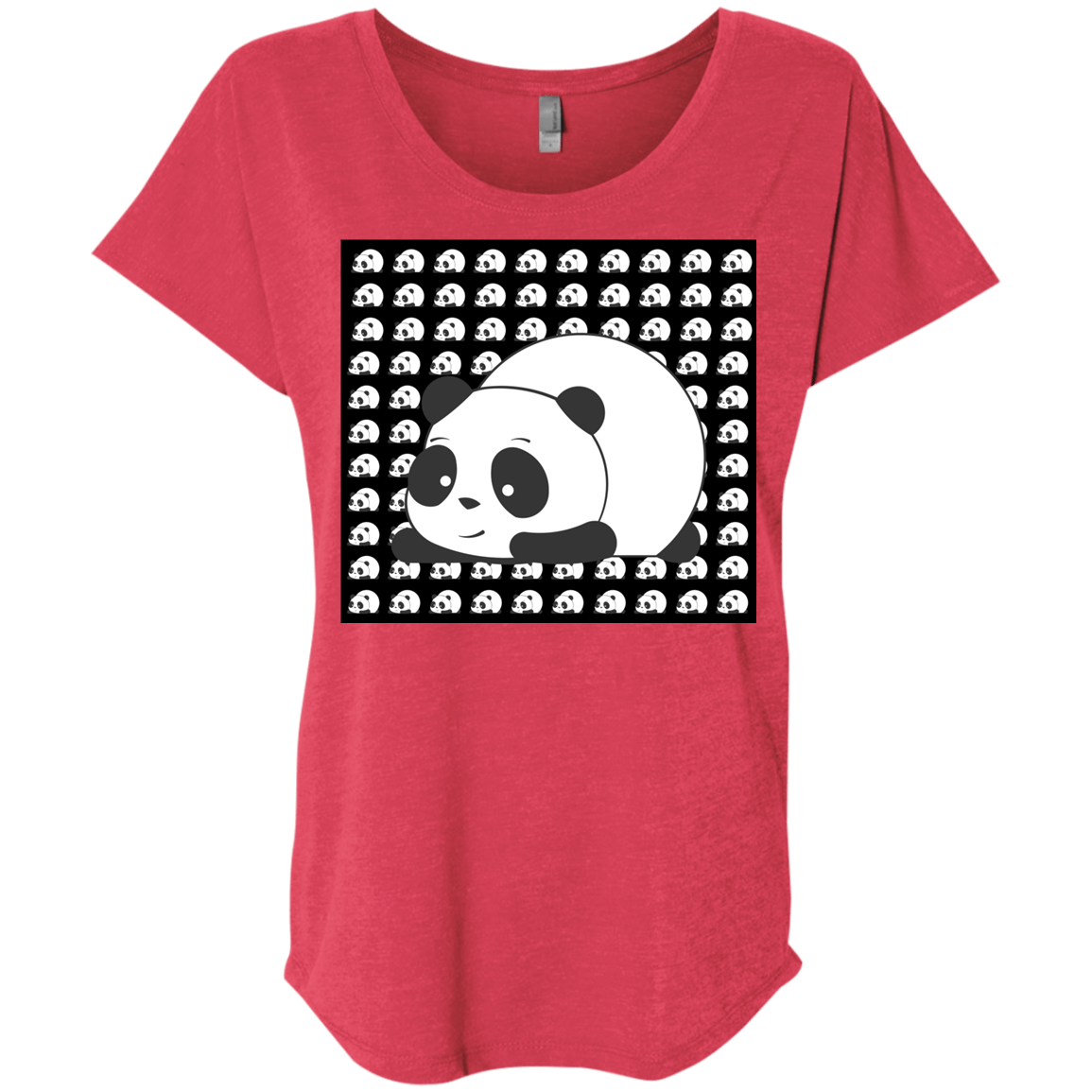 Panda Triblend Dolman Sleeve