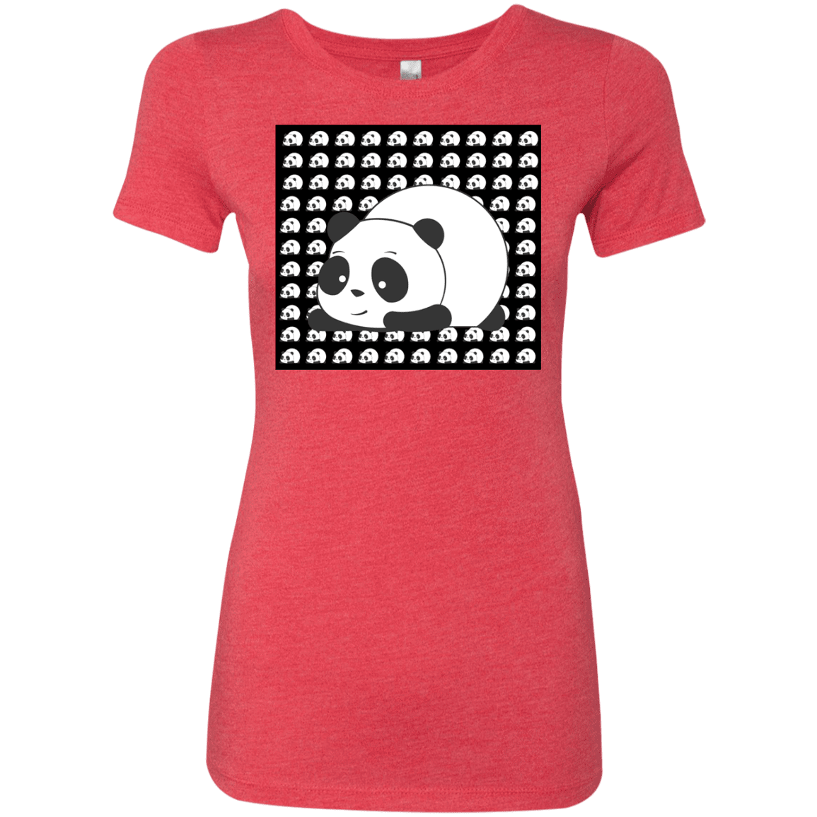T-Shirts Vintage Red / S Panda Women's Triblend T-Shirt