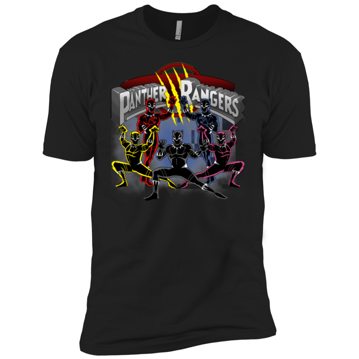 T-Shirts Black / YXS Panther Rangers Boys Premium T-Shirt