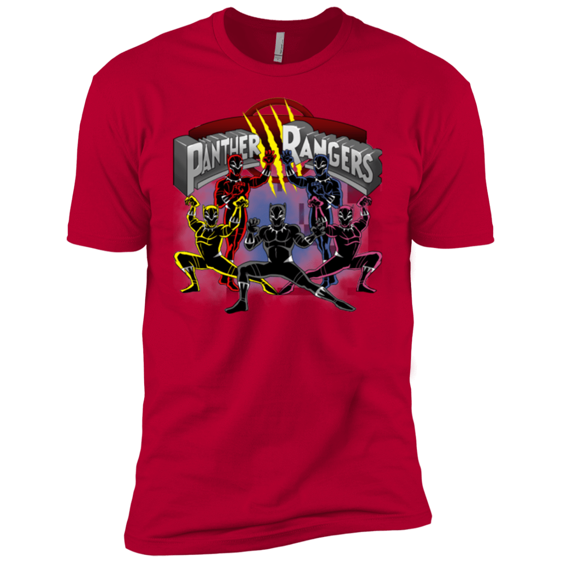T-Shirts Red / YXS Panther Rangers Boys Premium T-Shirt
