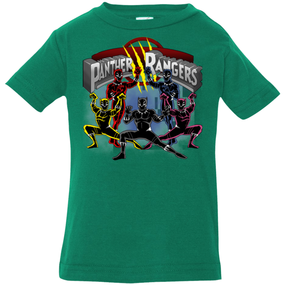 T-Shirts Kelly / 6 Months Panther Rangers Infant Premium T-Shirt