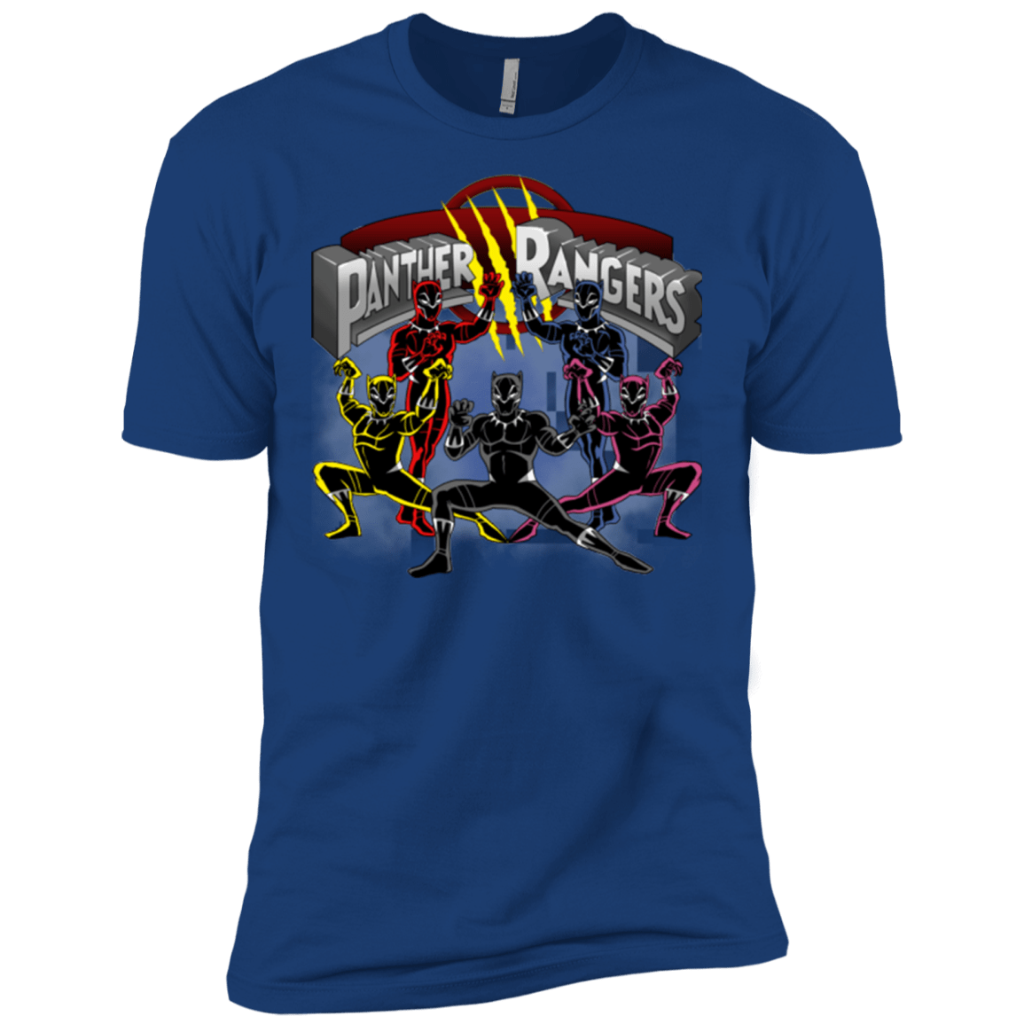 T-Shirts Royal / X-Small Panther Rangers Men's Premium T-Shirt
