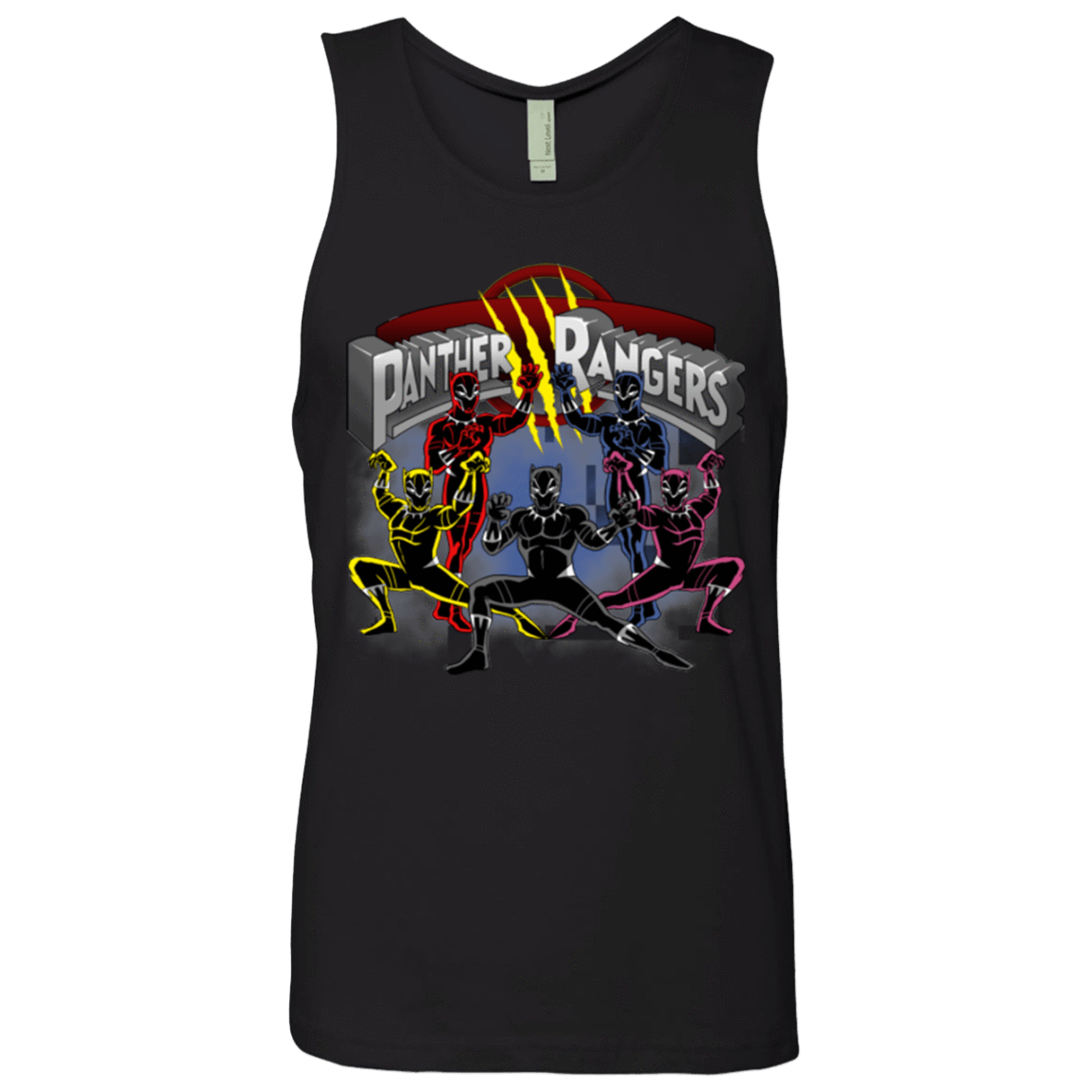 T-Shirts Black / Small Panther Rangers Men's Premium Tank Top