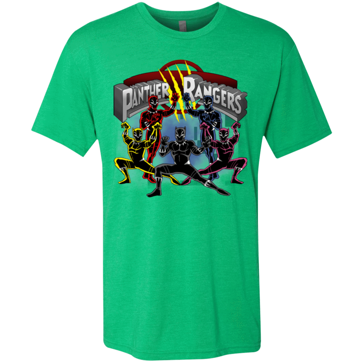 T-Shirts Envy / Small Panther Rangers Men's Triblend T-Shirt