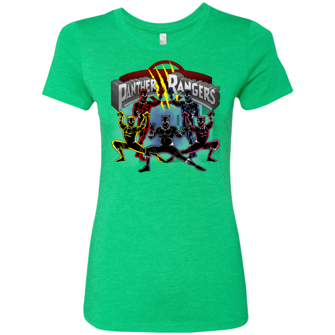 T-Shirts Envy / Small Panther Rangers Women's Triblend T-Shirt