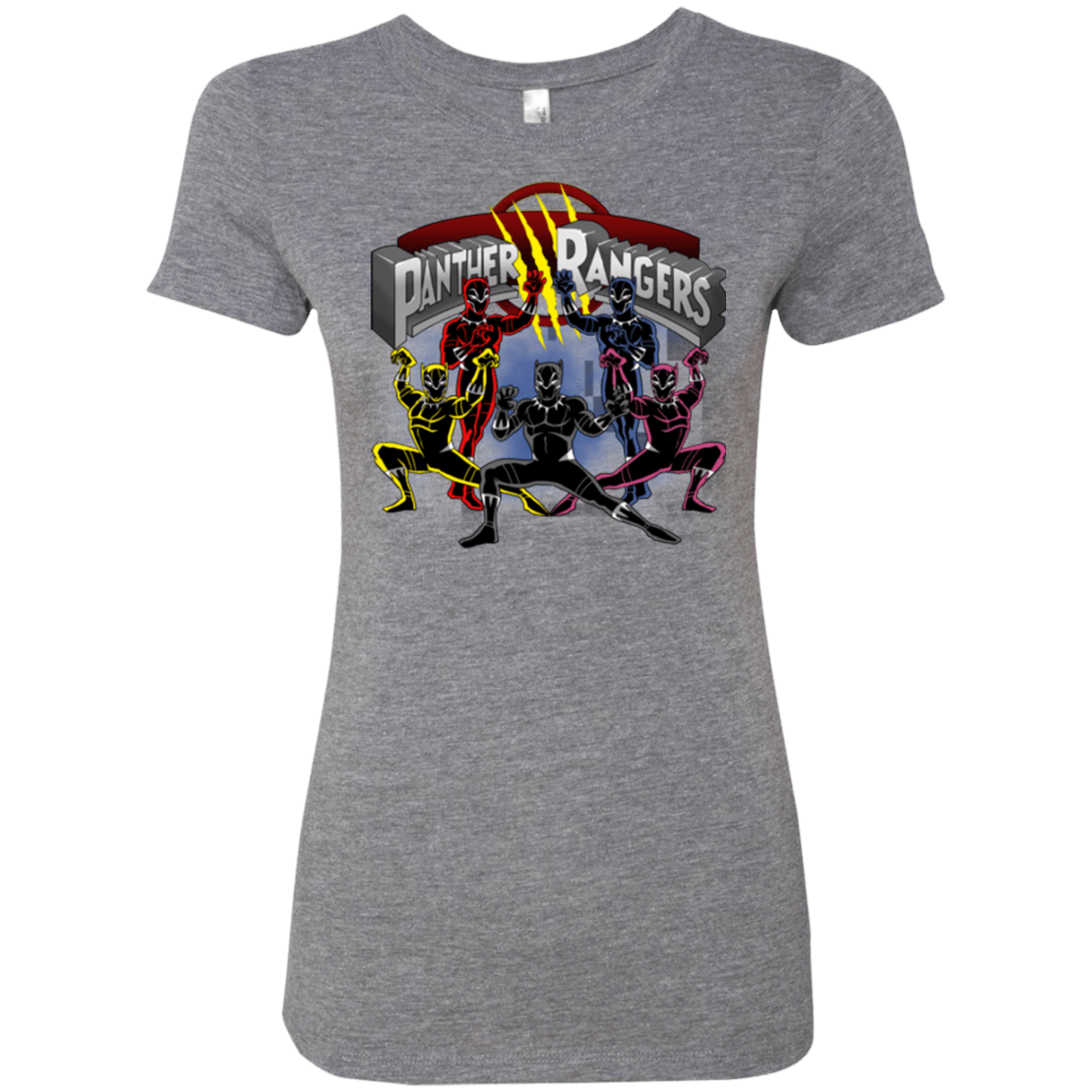 T-Shirts Premium Heather / Small Panther Rangers Women's Triblend T-Shirt