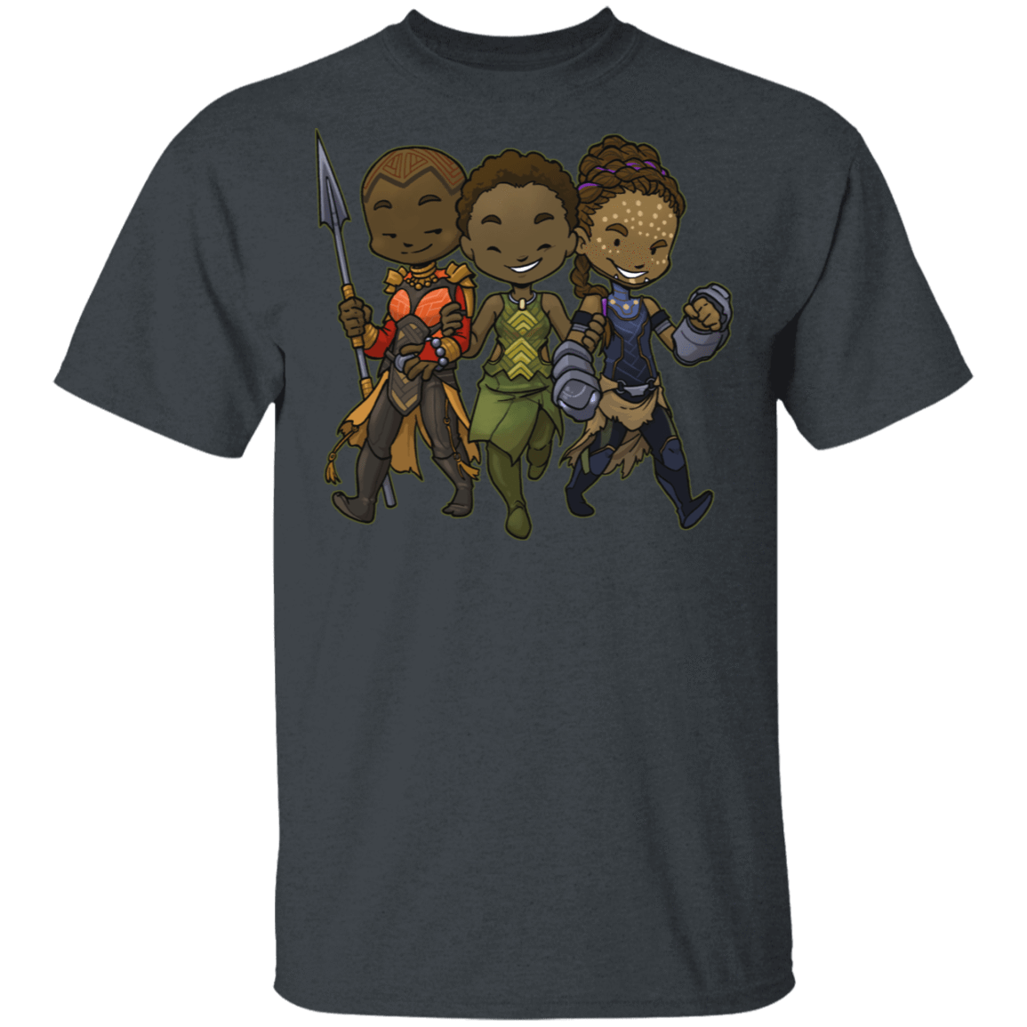 T-Shirts Dark Heather / S Panther Trio T-Shirt