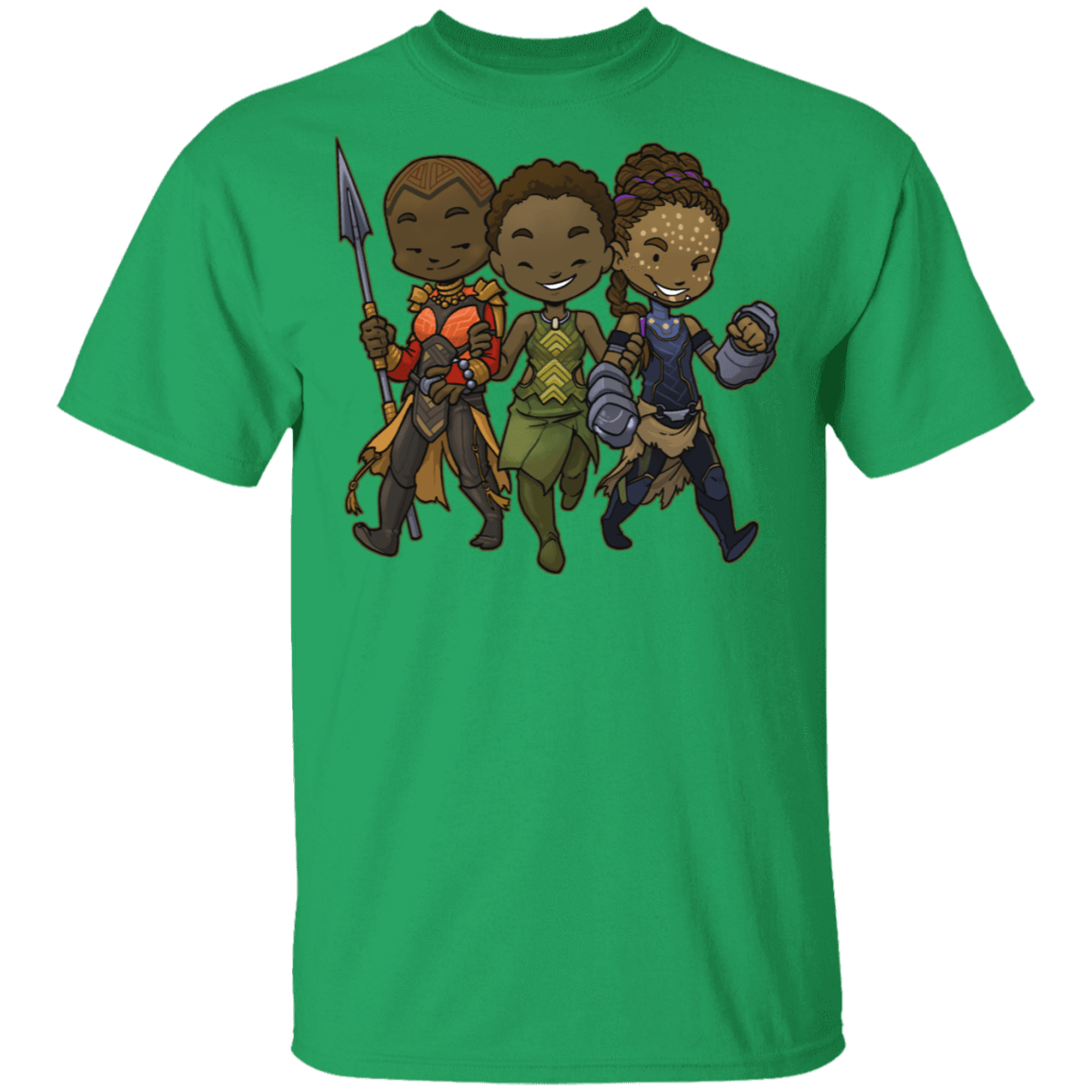 T-Shirts Irish Green / S Panther Trio T-Shirt