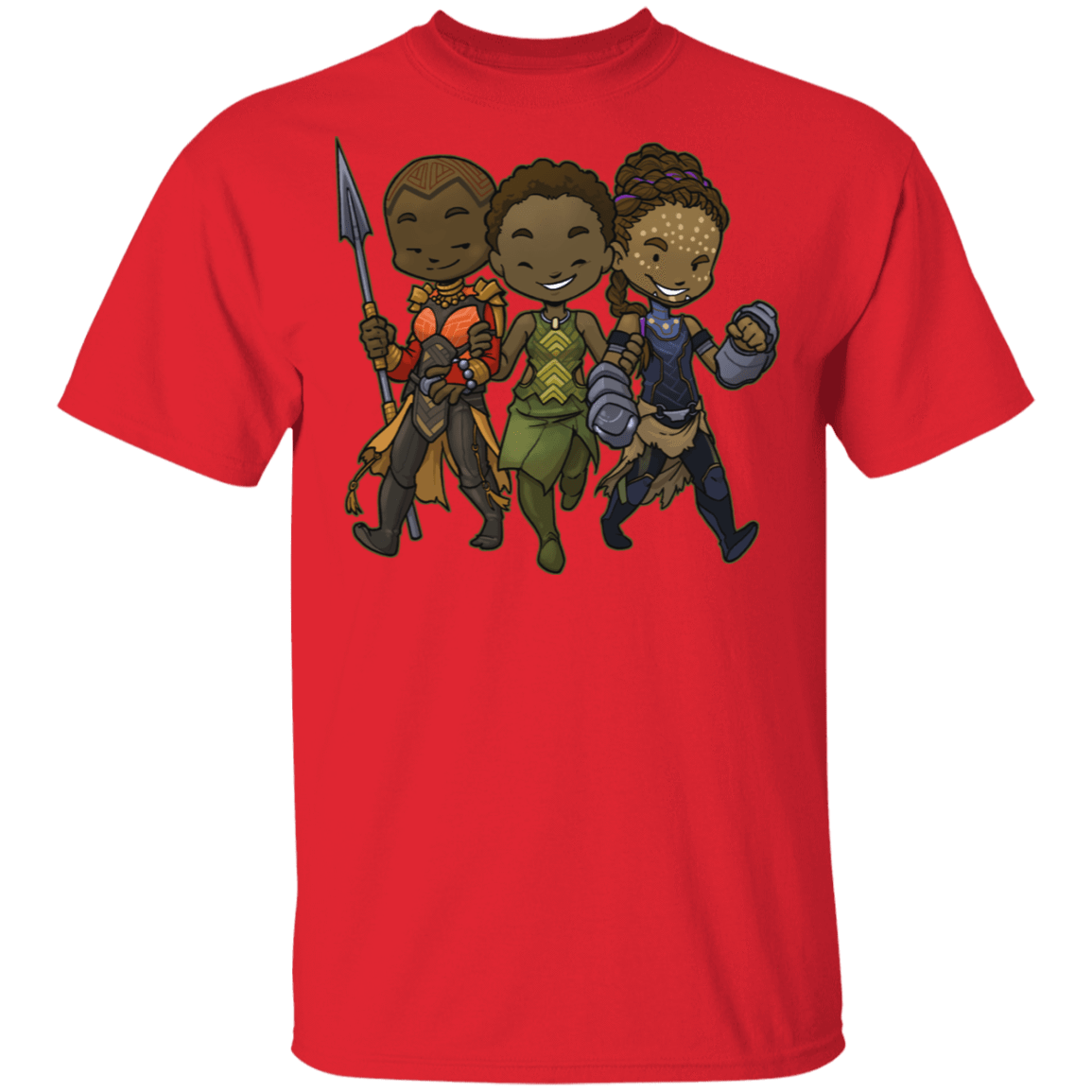 T-Shirts Red / S Panther Trio T-Shirt