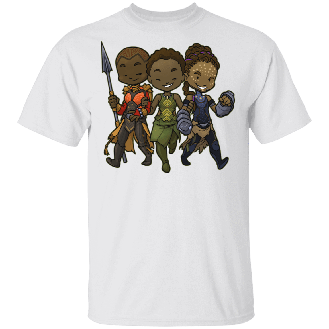 T-Shirts White / S Panther Trio T-Shirt